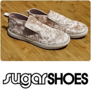 Sugar Shoes velvet sneakers